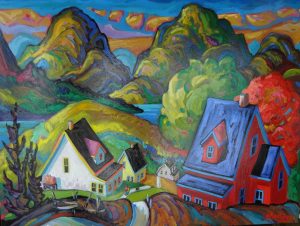 En revenant du Saguenay - 36 x 48