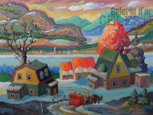 J'aime l'hiver - 36 x 48