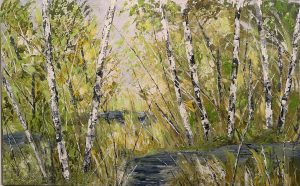 Bouleaux 127 - 30x48