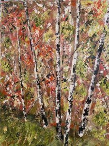 Bouleaux 130 - 30x40